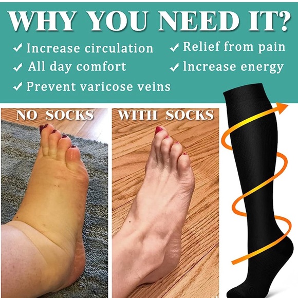Compression Socks 3 Pack - Picture 6 of 7